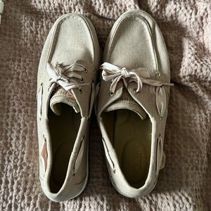 Never worn blush Sperrys